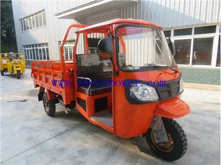 300cc öppen hytt och främre dubbel stötdämpare trehjuling