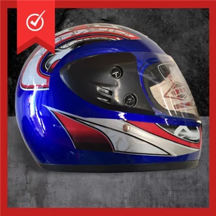 Motorcykel Helansiktshjälm